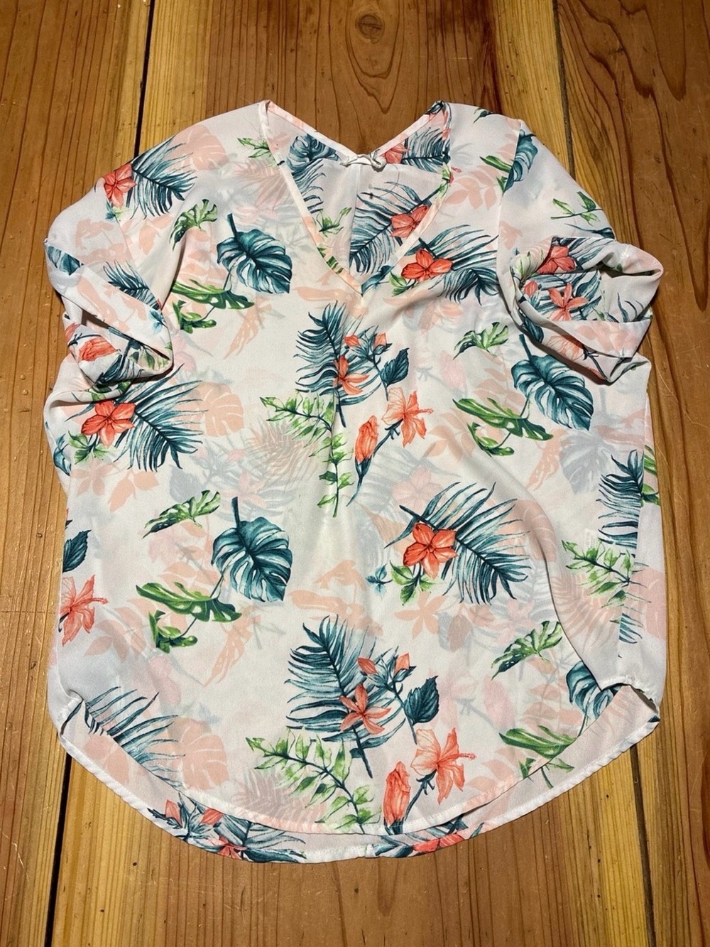 Lush Soft Pastel Multi-Color Lightweight Top